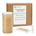 Potato Dextrose Agar (PDA) Plates 10 Pack, Pre-Poured Petri Dishes for Mushroom Cultivation, Science Projects, Mycology, Triple Vacuum Sealed Nutrient Agar